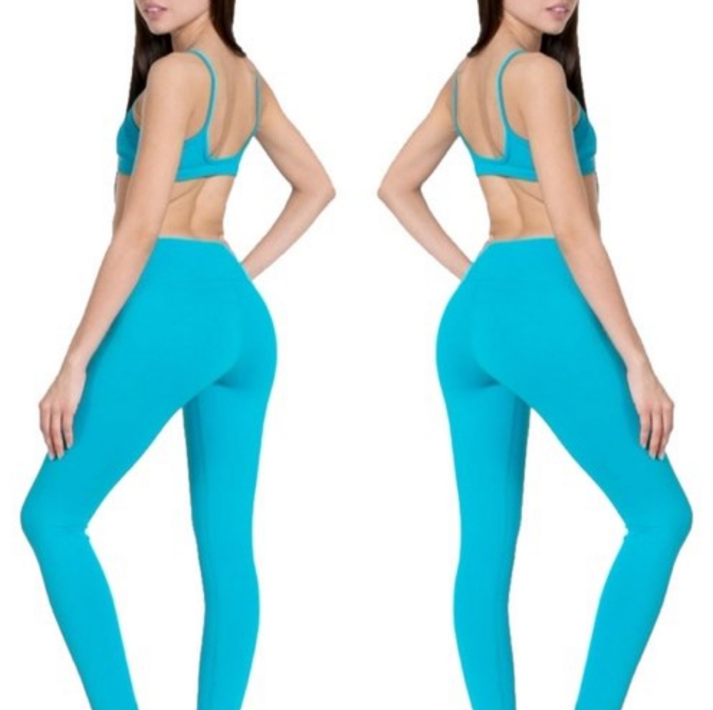 American Apparel Fitness Pant in Caribbean - M